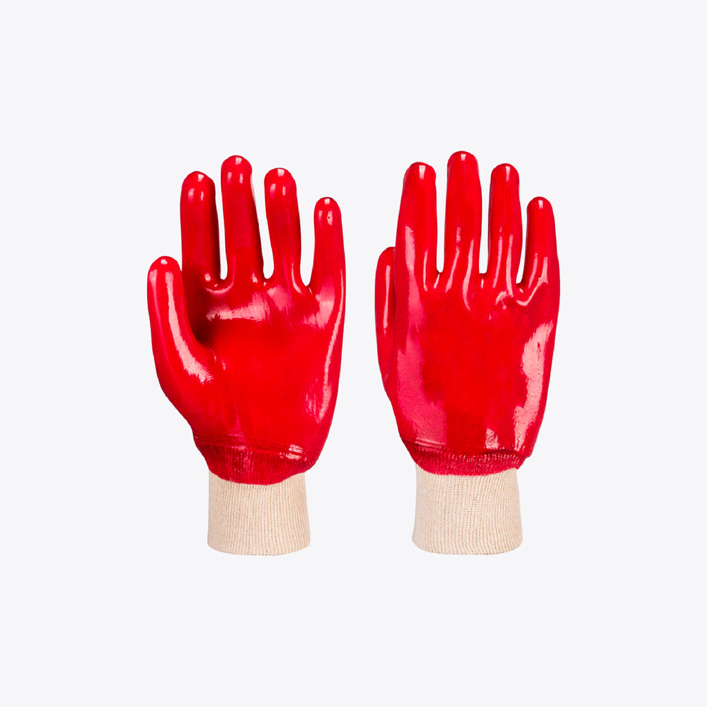 PVC Knitted Wrist Gloves
